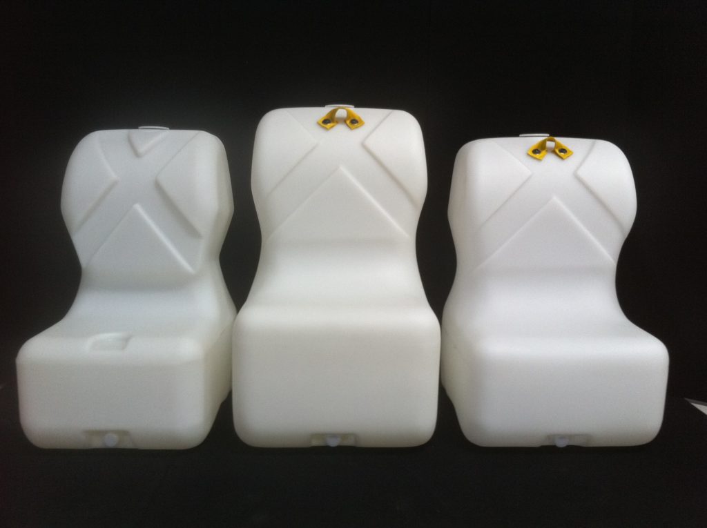 three Bart crash test dummy molds